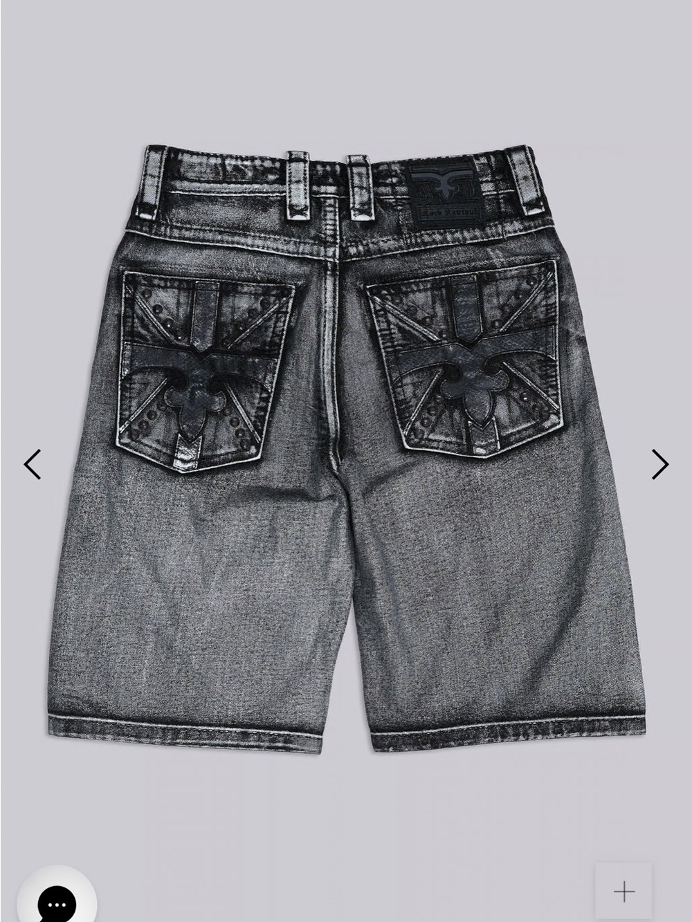 Rock Revival Metallic Shorts
